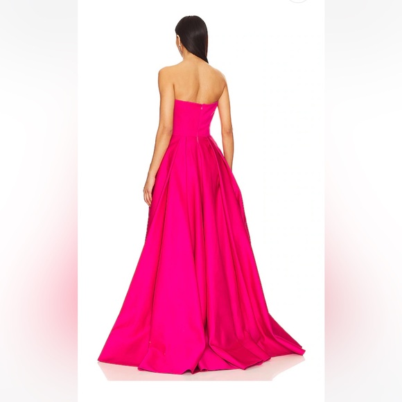 Hot pink gown only worn once - Picture 2 of 4